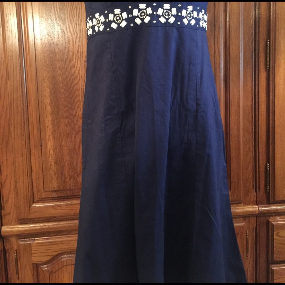 Ann Taylor Loft Keyhole Halter Dress - Picture 2 of 7